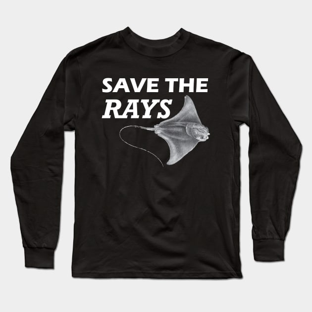 Rayfish - Save the rays Long Sleeve T-Shirt by KC Happy Shop